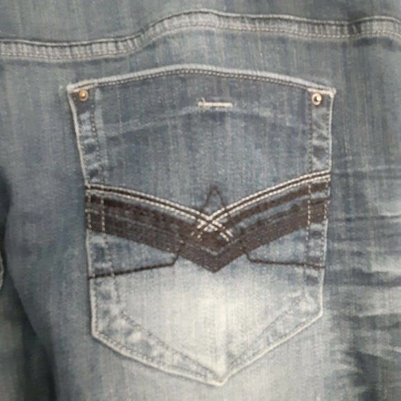 Buffalo Jeans 38 x 32 Five pocket detailed,Straight,Whiskered,Medium - Picture 8 of 9